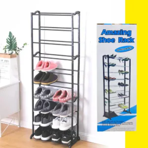 Organizador de zapatos espacioso de Josvim, capacidad para 30 pares