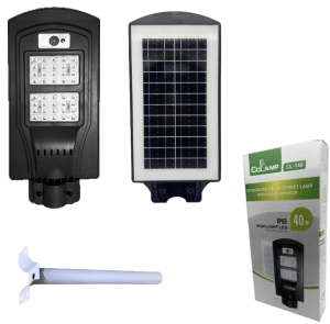 Lámpara Solar LED Eficiente CL-140, iluminación sostenible para exteriores.