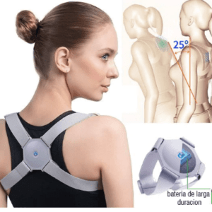 Corrector de Postura Ajustable NY12 en uso - mejora tu postura fácilmente