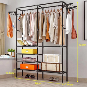 Mayor espacio y mas organización en tu cuarto con el armario organizador multifuncional