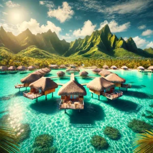 Bora Bora en Polinesia Francesa. Parte de los 10 Destinos de viaje más asombrosos del planeta.